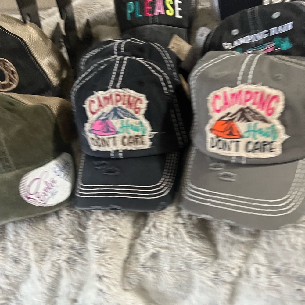 Hat assortment.